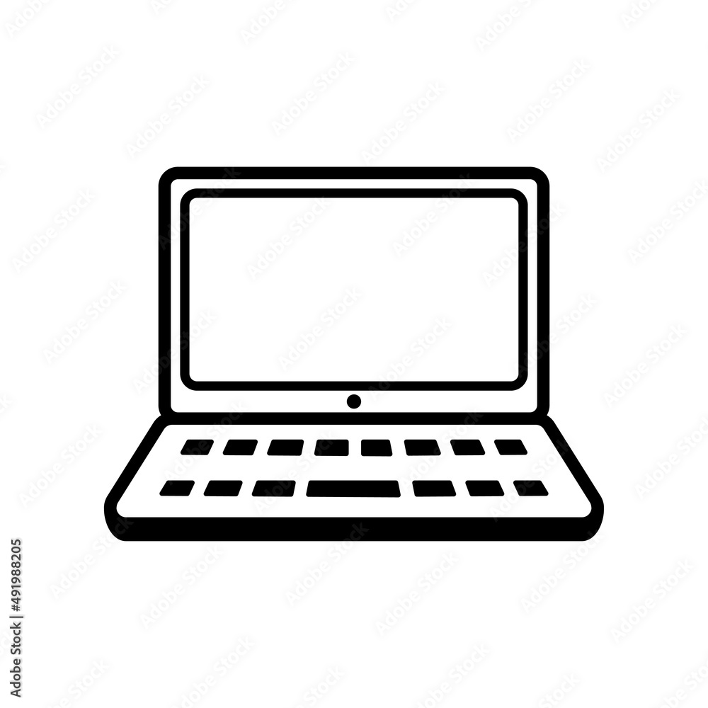 Laptop Icon Vector Design Template. Laptop Icon Vector Design Template.