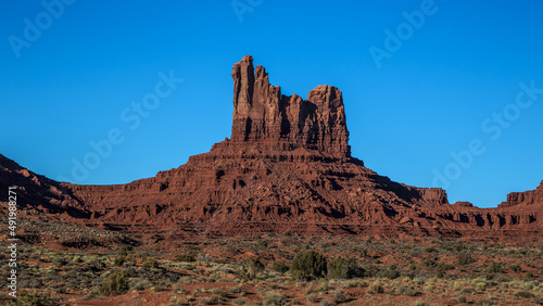 Daytime Panorama of Monument Valley  Utah