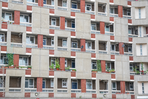 George loveless house, a huge council housing block in the Dorset Estate around Haggerston in London photo