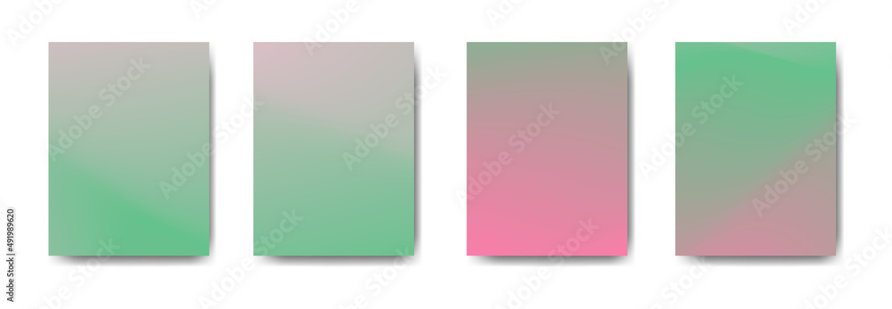 collection of colorful gradient background cover flyers are used for backgrounds, posters, banners, etc. collection of colorful gradient background cover flyers are used for backgrounds, posters, banners, etc.