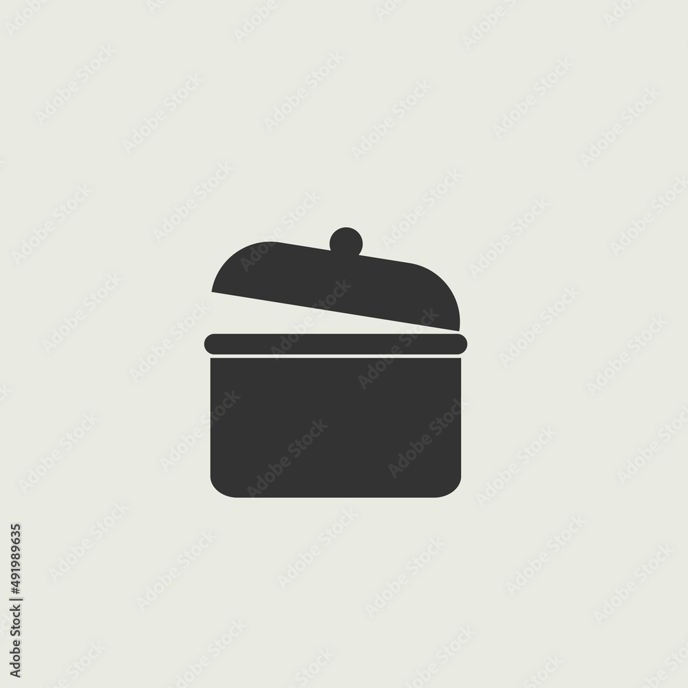 Cooking_pot vector icon illustration sign Cooking_pot vector icon illustration sign