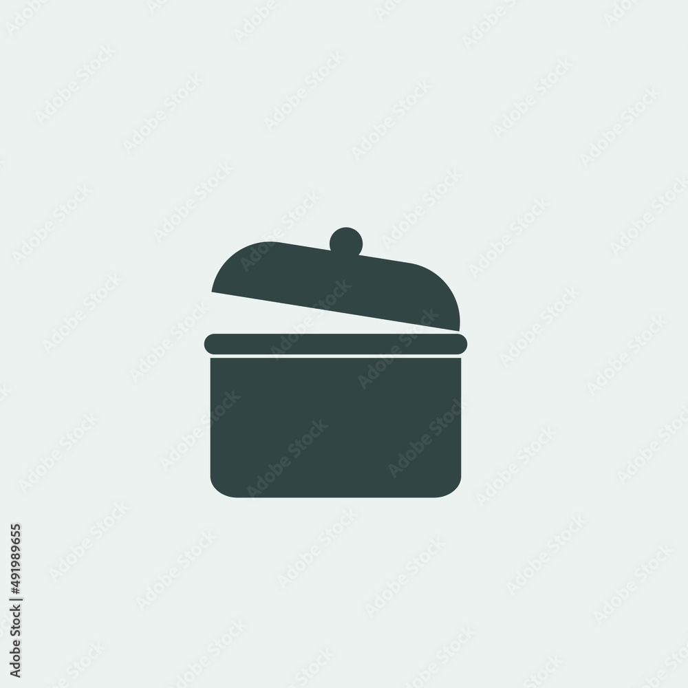 Cooking_pot vector icon illustration sign Cooking_pot vector icon illustration sign