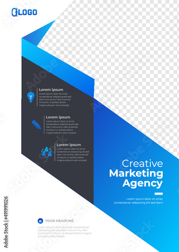 collection of modern design poster flyer brochure cover layout template, vector template in A4 size - Vector.