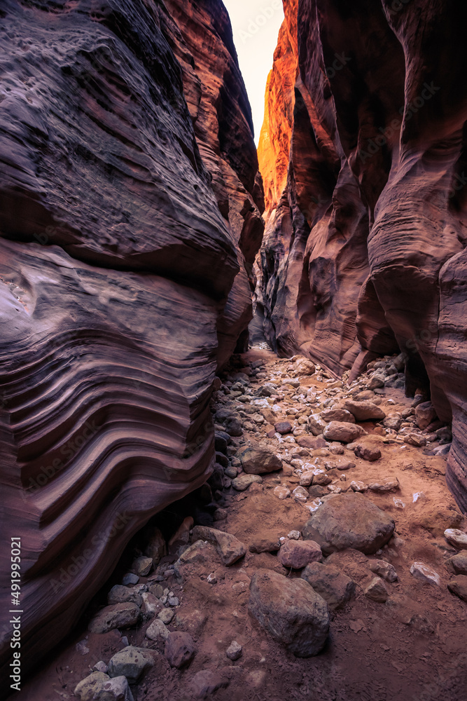 Buckskin Gulch Slot Canyon at Wire Pass Trail, Kanab, Utah Buckskin Gulch Slot Canyon at Wire Pass Trail, Kanab, Utah