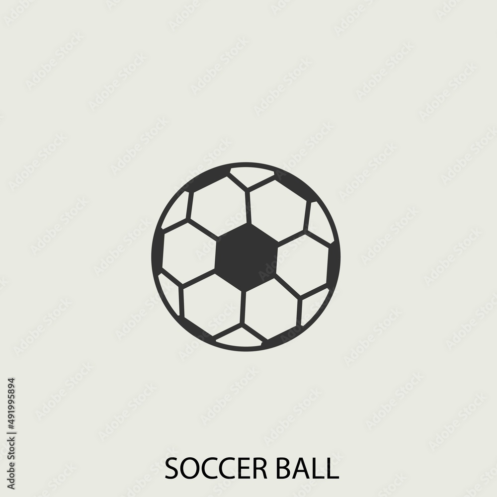 Soccer_ball vector icon illustration sign Soccer_ball vector icon illustration sign