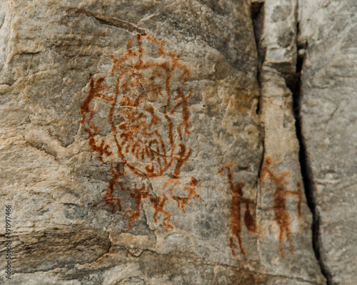 Pinturas rupestres com 9 mil anos no s  tio Xiquexique em Carna  ba dos Dantas  Rio Grande do Norte