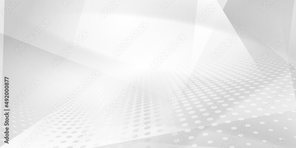 Abstract Modern Design Vector Illustration On White And Gray Background ...