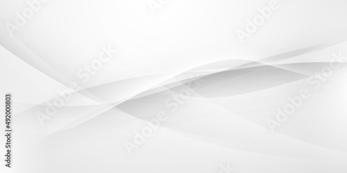 Abstract Modern Design Vector Illustration On White And Gray Background
