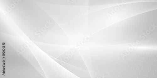 Abstract Modern Design Vector Illustration On White And Gray Background