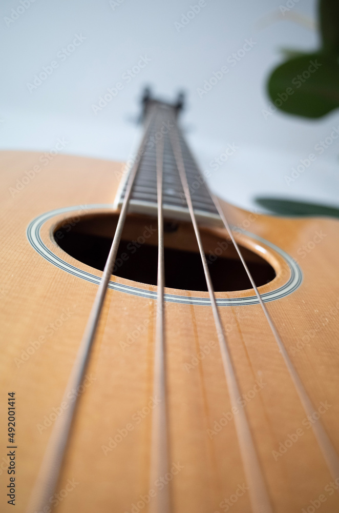 Fototapeta premium close up of guitar