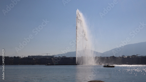 Bilde på lerret Genève - Jet d'eau