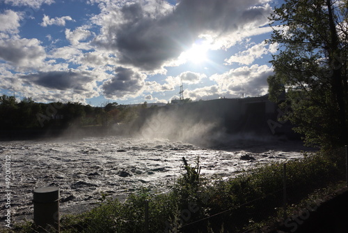 Vidange du barrage de Verbois 3