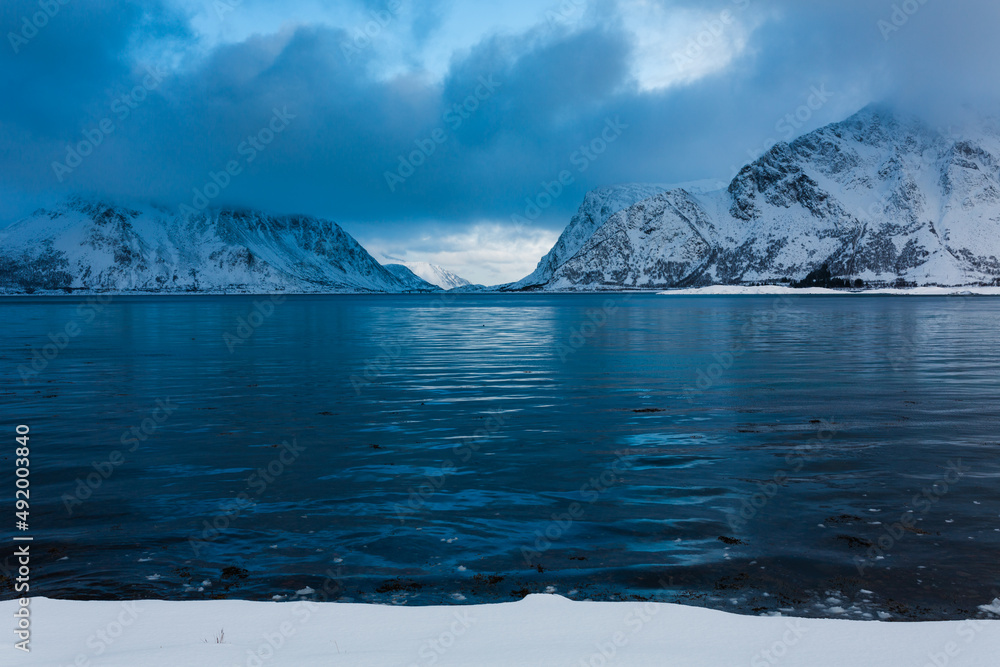 Lofoten in Norway - beautiful winter views