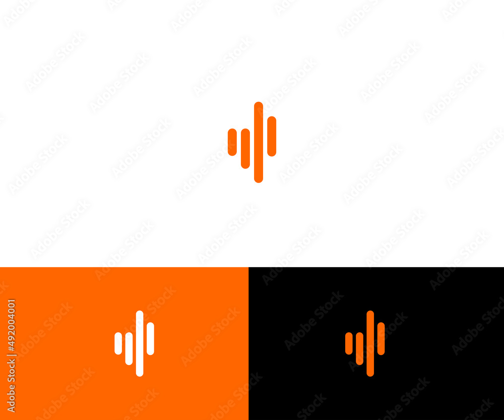 Abstract Logo Design vector Template Stock Vector | Adobe Stock