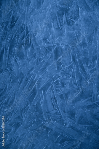 The texture with large strokes is blue ice. texture in the form of leather embossing with large details