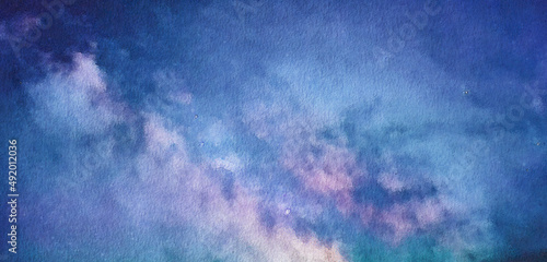 abstract blue watercolor ba...