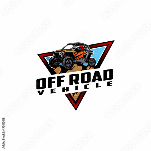 off road adventure UTV logo vector