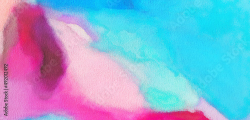 abstract colorful watercolo...