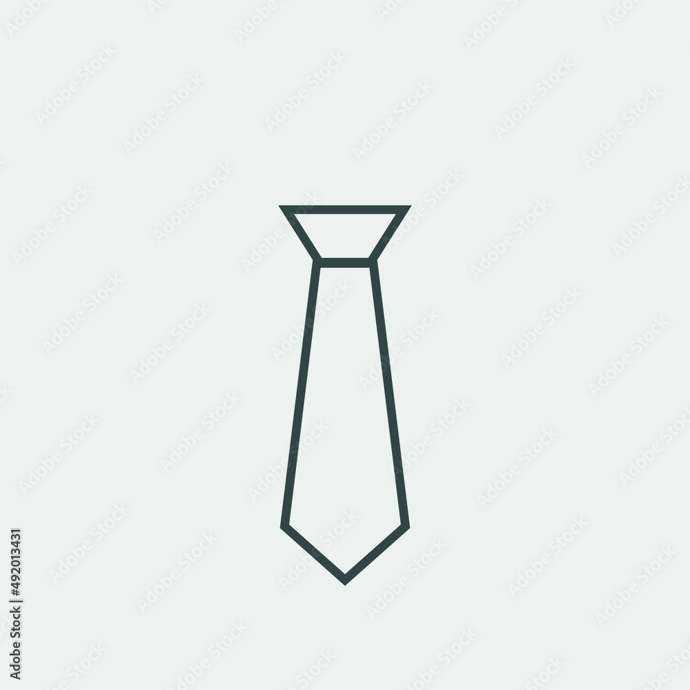 Cravat vector icon illustration sign Cravat vector icon illustration sign
