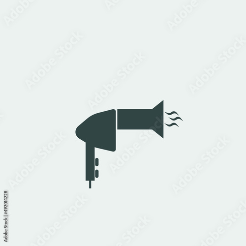  Hair_dryer vector icon illustration sign