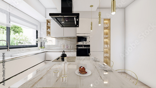 modern kitchen 