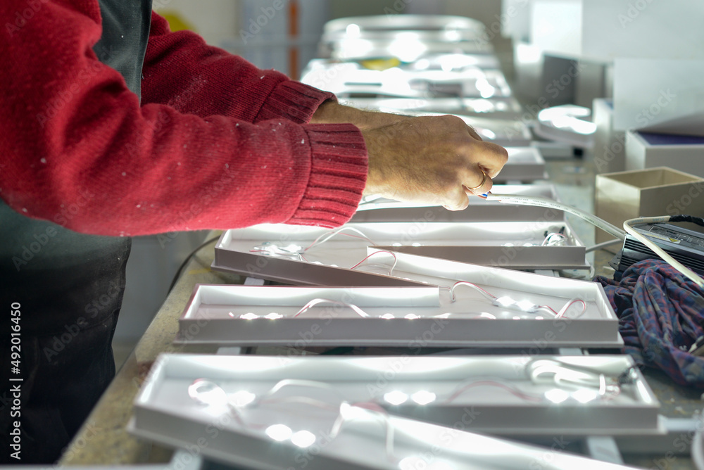 manual labor, factory production manual labor, factory production