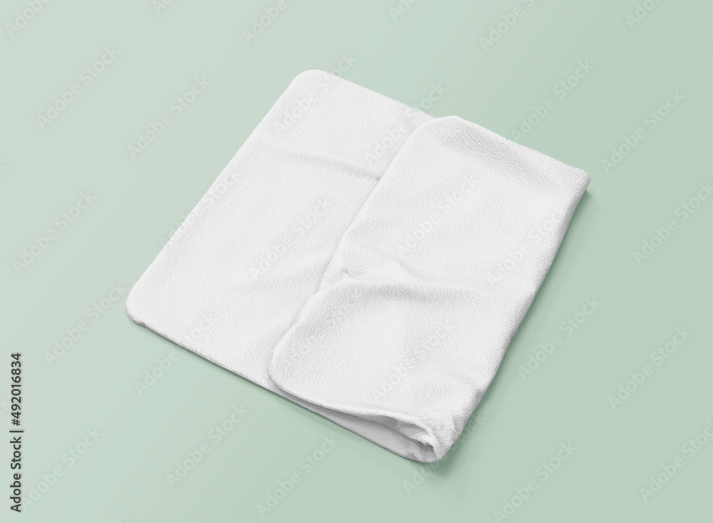Naklejka premium Folded Towel