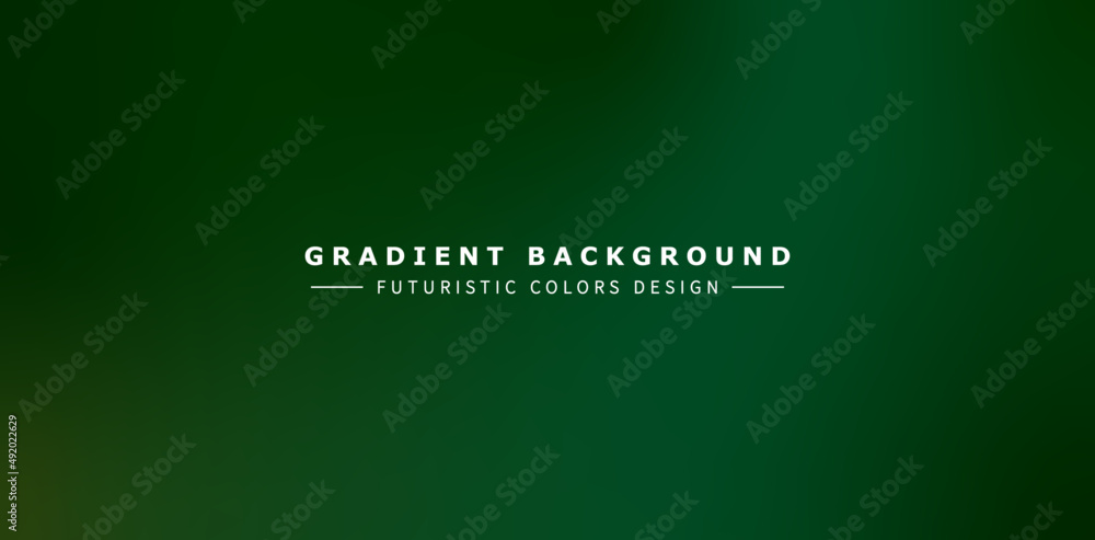 abstract background with dark green gradient colors, applicable for website banner, poster sign ...