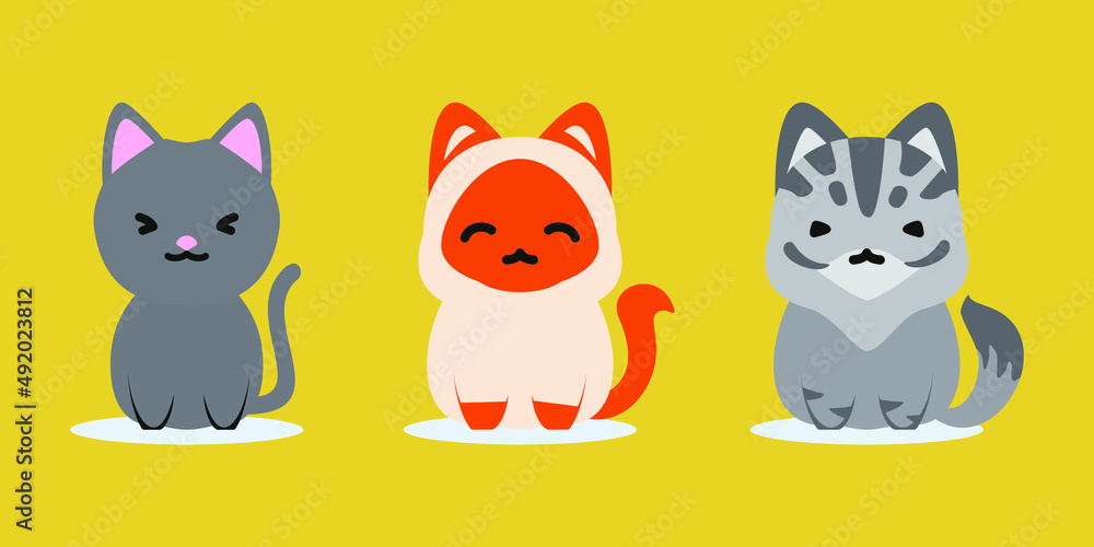 Cute Cat Hand Drawn Cute Cat Hand Drawn
