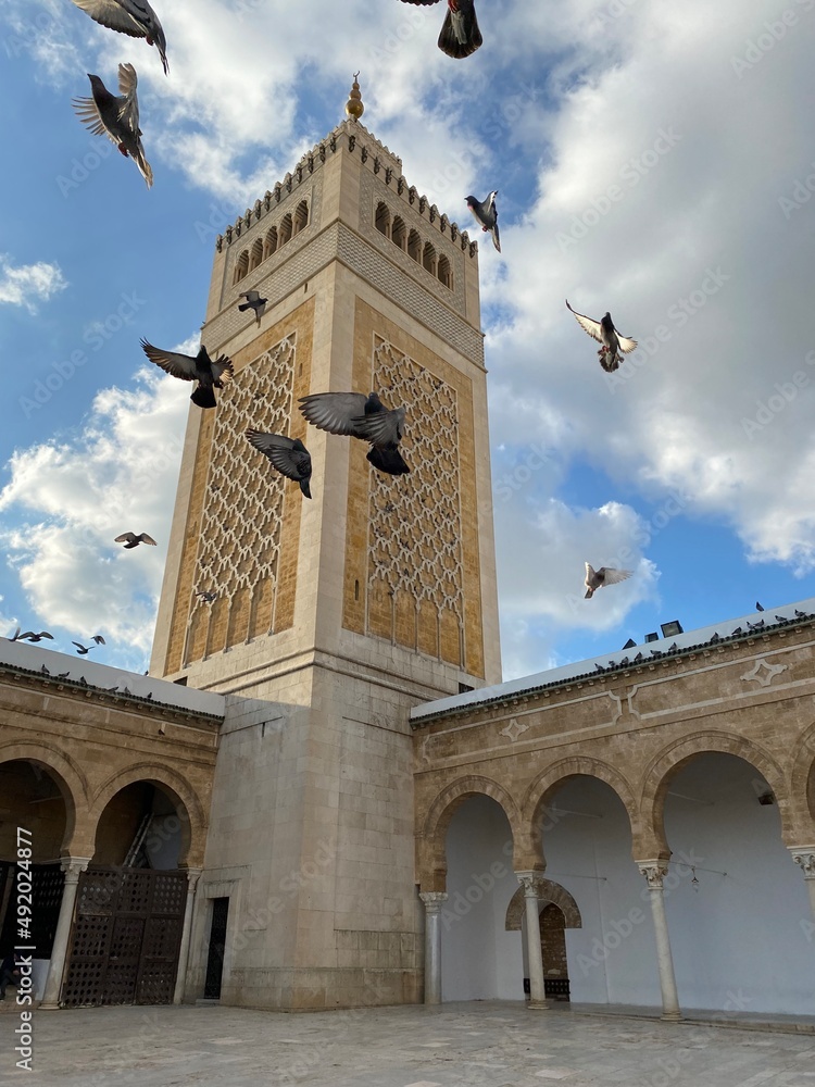 Obraz premium mosqué de zitouna tunisie 