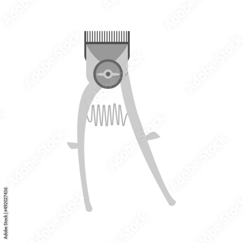 Hair clippers for men. Retro or classic style. Barbershop vector