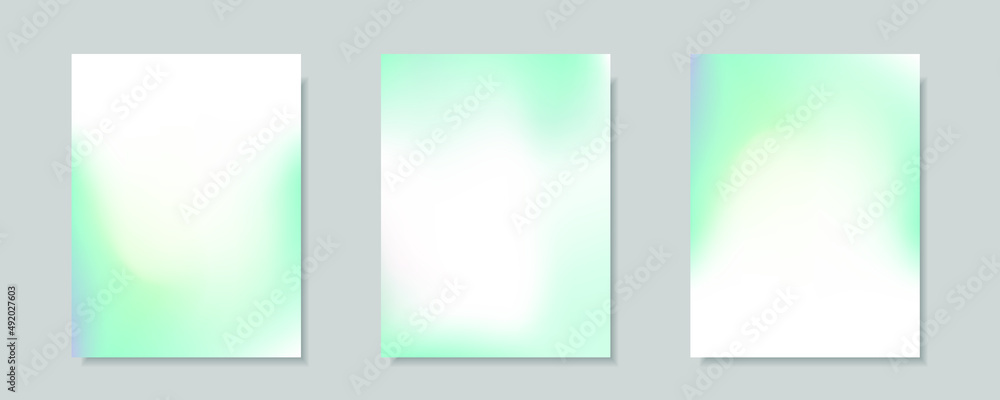 collection of abstract blue white gradient vector cover backgrounds. for business brochure backgrounds, cards, wallpapers, posters and graphic designs. illustration template