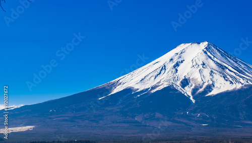 富士山 冬景