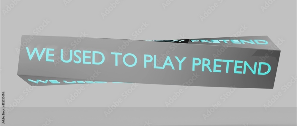 Rotating Kinematic Animation With A Quote Stock Illustration Adobe Stock