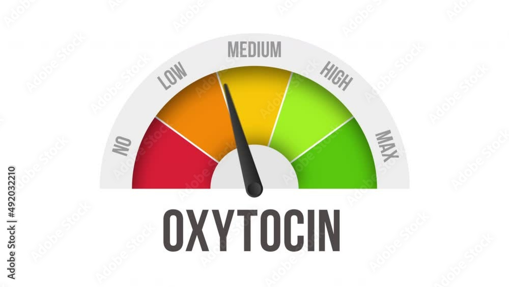 oxytocin Level Measuring Device. 4K motion animation. vídeo de Stock ...