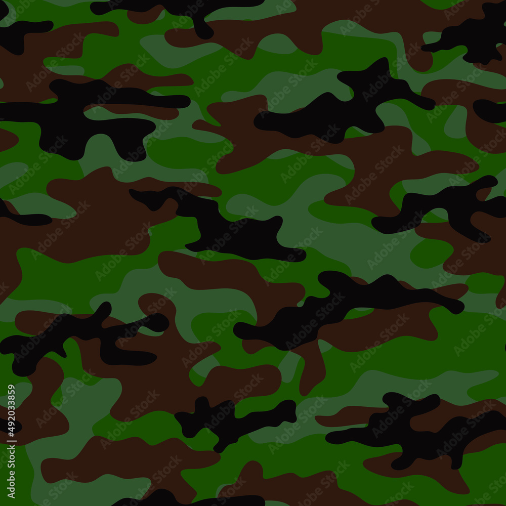 Army camouflage for military uniforms. Vector graphics. Army camouflage for military uniforms. Vector graphics.