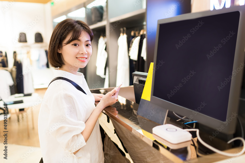 the checkout girl at the mall the checkout girl at the mall