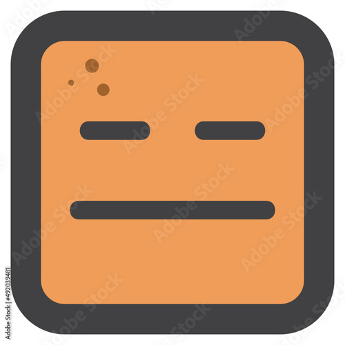bored face icon