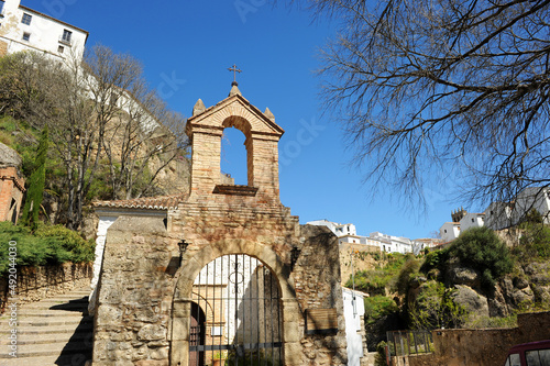 Canvas Print Ermita de San Miguel en Ronda, provincia de Málaga, Andalucía España