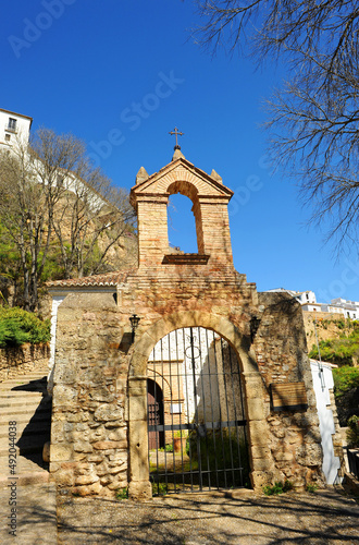 Canvas Print Ermita de San Miguel en Ronda, provincia de Málaga, Andalucía España