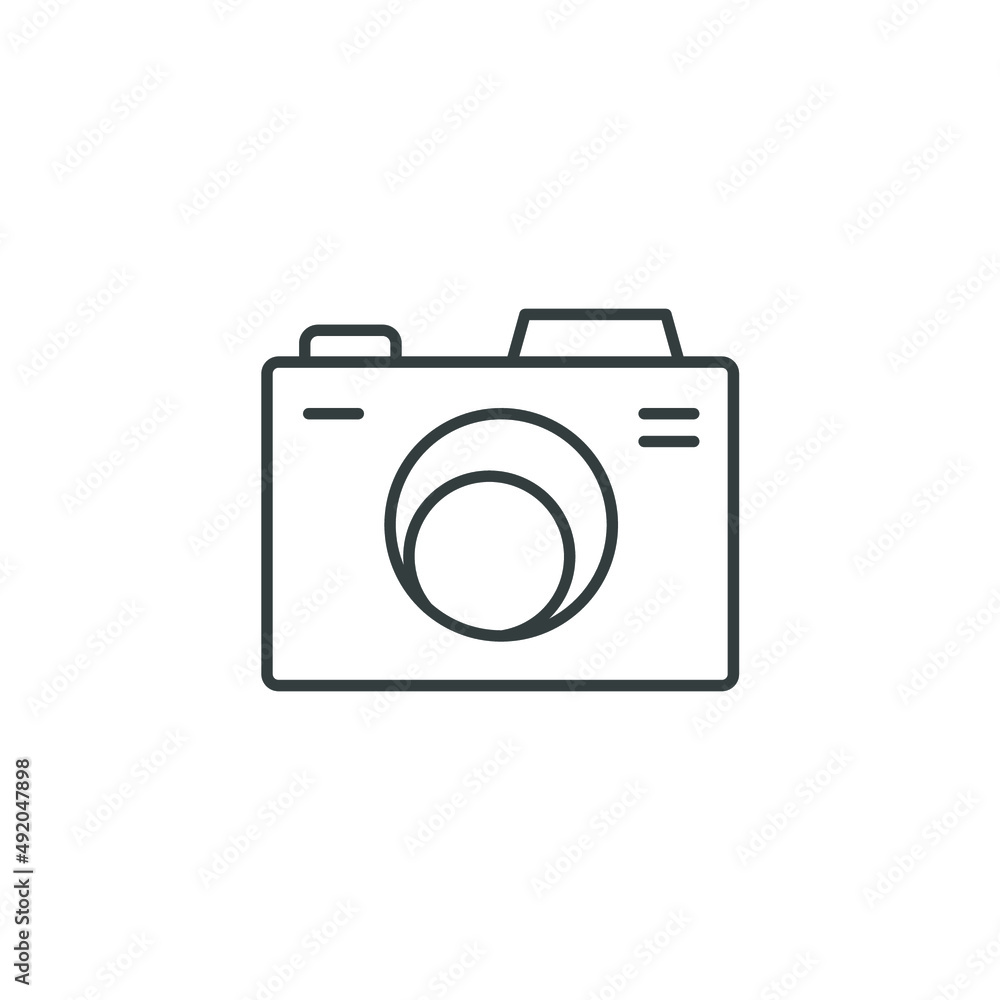 Camera icons symbol vector elements for infographic web Camera icons symbol vector elements for infographic web