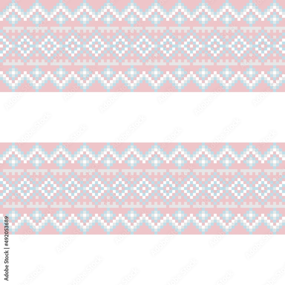 Argyle Fair Isle Seamless Pattern Design