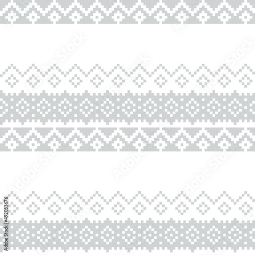 Argyle Fair Isle Seamless Pattern Design