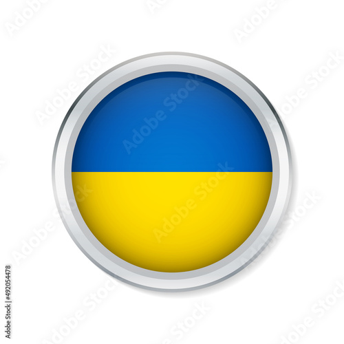 The flag of Ukraine in a circle Free Download The flag of Ukraine in a circle - GFXLoad