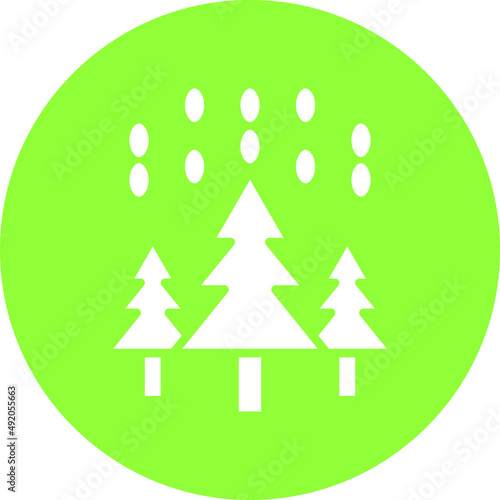 Snow Forest Icon Style