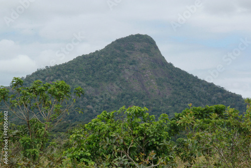 porto seguro, bahia, brazil - october 20, 2012: view of Monte Pascoal, located in the Monte Pascoal National Park in the municipality of Porto Seguro, in the south of Bahia.