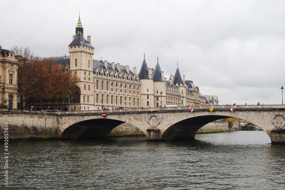 The palace of Justice, Conciergerie, Paris, France