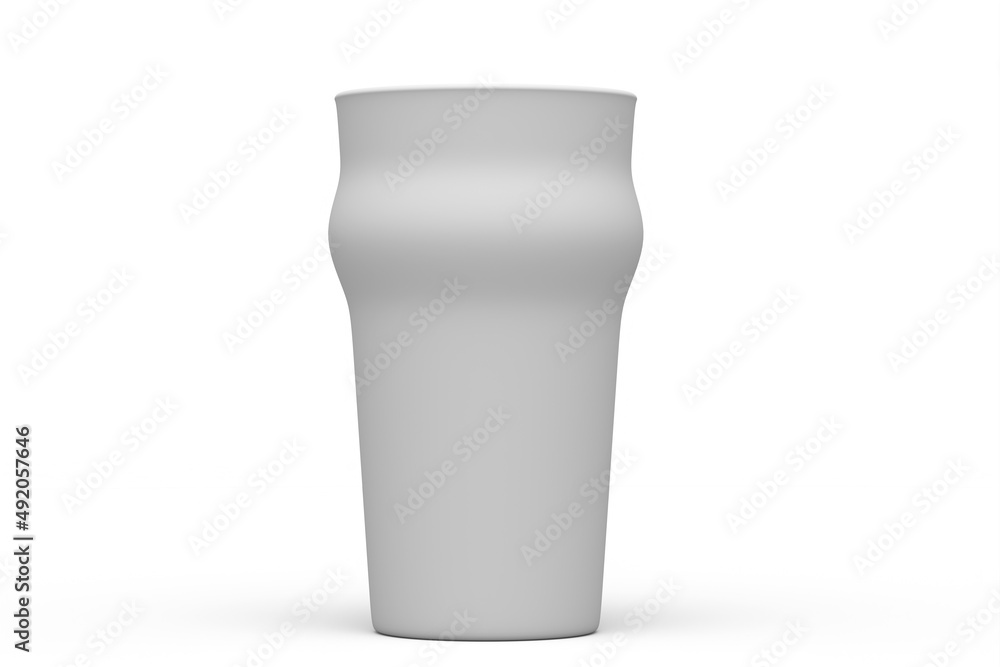 Frosty glass of fresh draft beer isolated on a white monochrome background. Frosty glass of fresh draft beer isolated on a white monochrome background.