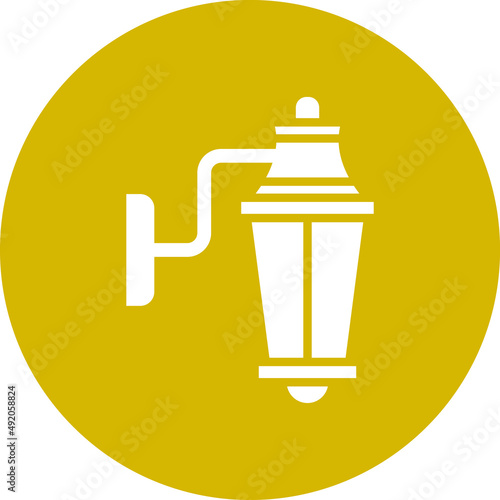 Wall Lamp Icon Style