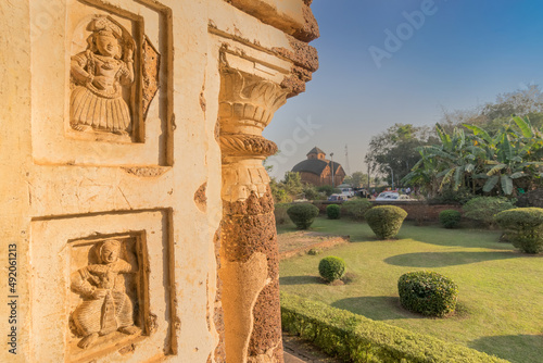 Radha shyam Temple, Bishnupur - famous temple of Bishnupur made of ancient terrcotta works. photo